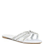 Mezzie Dimante Strap Flat Sandals