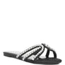 Mezzie Dimante Strap Flat Sandals