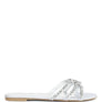 Mezzie Dimante Strap Flat Sandals
