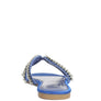 Mezzie Dimante Strap Flat Sandals
