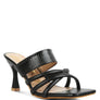 CHIRI Criss Cross Strap Spool Heel Sandsals