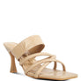 CHIRI Criss Cross Strap Spool Heel Sandsals