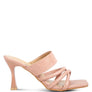 CHIRI Criss Cross Strap Spool Heel Sandsals
