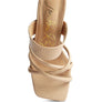 CHIRI Criss Cross Strap Spool Heel Sandsals