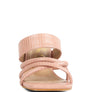 CHIRI Criss Cross Strap Spool Heel Sandsals