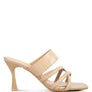 CHIRI Criss Cross Strap Spool Heel Sandsals