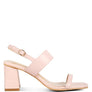 KIRK Elasticated Gussets Block Heel Sandals