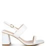 KIRK Elasticated Gussets Block Heel Sandals