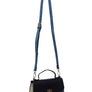 Colorblock Twist Lock Flap Satchel