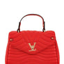 V Accent Crossbody Bag with Handle