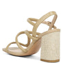 Artha Open Square Toe Block Heel Sandals