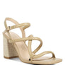Artha Open Square Toe Block Heel Sandals