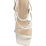 Artha Open Square Toe Block Heel Sandals