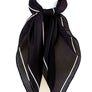 Plain Outline Real Silky Feel Square Scarf
