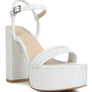 Cruella Block Heel Platform Sandals
