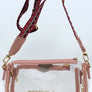 See Thru Clear 2-in-1 Crossbody Bag Guitar Strap