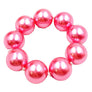 Single Lines Faux Pearls Elastic Stretch Bracelet