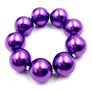 Single Lines Faux Pearls Elastic Stretch Bracelet