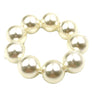 Single Lines Faux Pearls Elastic Stretch Bracelet