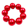 Single Lines Faux Pearls Elastic Stretch Bracelet