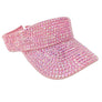 Bling Chip Stone Rainbow Sun Visor Hat