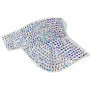 Bling Chip Stone Rainbow Sun Visor Hat