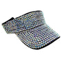 Bling Chip Stone Rainbow Sun Visor Hat