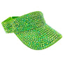 Bling Chip Stone Rainbow Sun Visor Hat