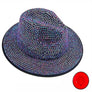 Bling Chip Stone 2 Tone Fedora Hat