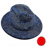Bling Chip Stone 2 Tone Fedora Hat
