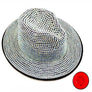 Bling Chip Stone 2 Tone Fedora Hat