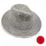 Bling Chip Stone 2 Tone Fedora Hat