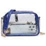 See Thru Net Pattern Crossbody Bag