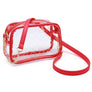 See Thru Net Pattern Crossbody Bag