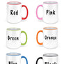 Mother's Day Gift MAMA Leopard Circle Bolt Mug Two Tone Red 15oz Cup