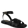 ASHTON Flat Ankle Strap Sandals