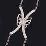 Butterfly Iconic Rhinestone Bra Chain