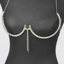 Fringe Rhinestone Iconic Bra Chain