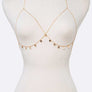 2 In 1 Fringe Disk Bra Chain Set