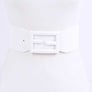 Plus Size Tonal Buckle Elastic Belt
