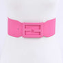 Plus Size Tonal Buckle Elastic Belt