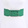 Plus Size Tonal Buckle Elastic Belt