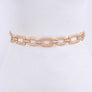Textured Iconic Chain Belt