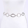 Oval Ring Fashion Chain Belt