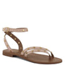 PRAH Studs Embellished Flat Sandals