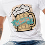 Cool Dad's Club Beer Father's Day Graphic Tee Round Neck Tshirt