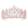 Blooming Flower Bud Rhinestone Tiara