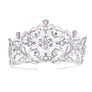 Blooming Flower Bud Rhinestone Tiara