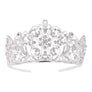 Blooming Flower Bud Rhinestone Tiara