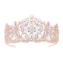 Blooming Flower Bud Rhinestone Tiara